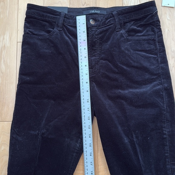 J Brand Maria High rise skinny size 31 in Black Velour - Picture 4 of 8